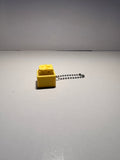 Cheese Cube Clicker Keychain