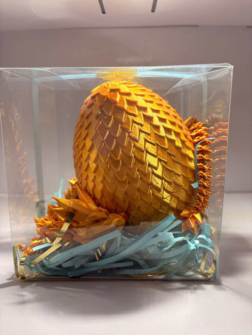 17.5'' Crystal Dragon with Egg