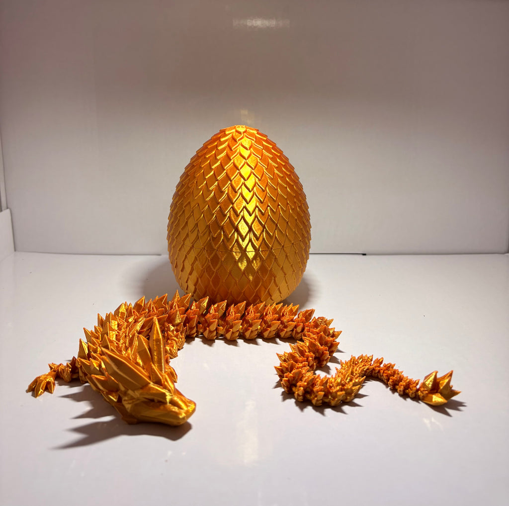 17.5'' Crystal Dragon with Egg